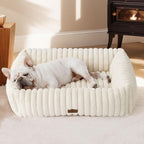 Cozy Orthopedic Corduroy Dog Bed