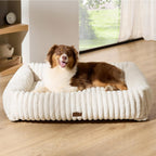 Cozy Orthopedic Corduroy Dog Bed