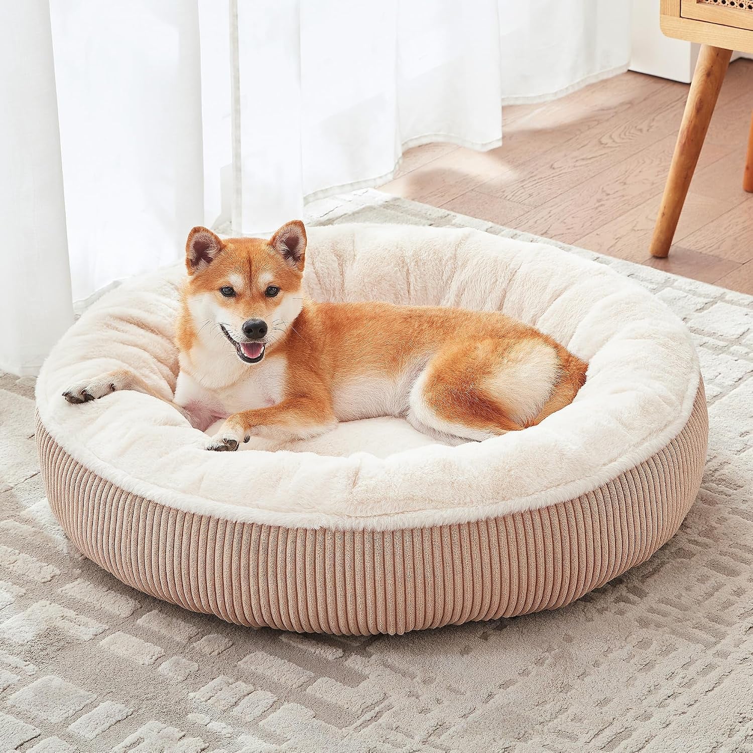 36 Inch Calming Donut Dog Bed