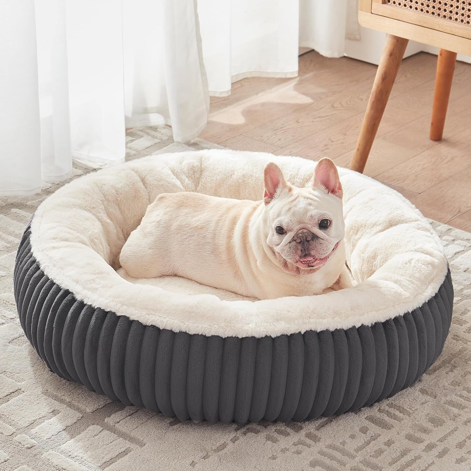 36 Inch Calming Donut Dog Bed