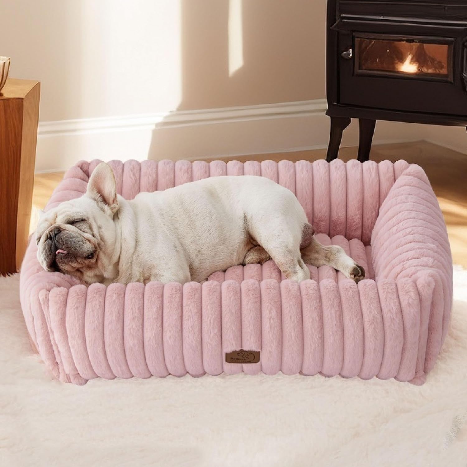Cozy Orthopedic Corduroy Dog Bed