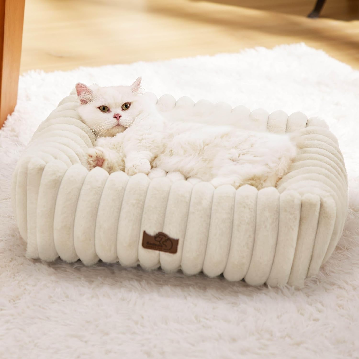 Cozy Orthopedic Corduroy Dog Bed