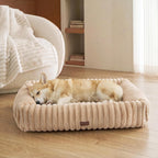 Cozy Orthopedic Corduroy Dog Bed