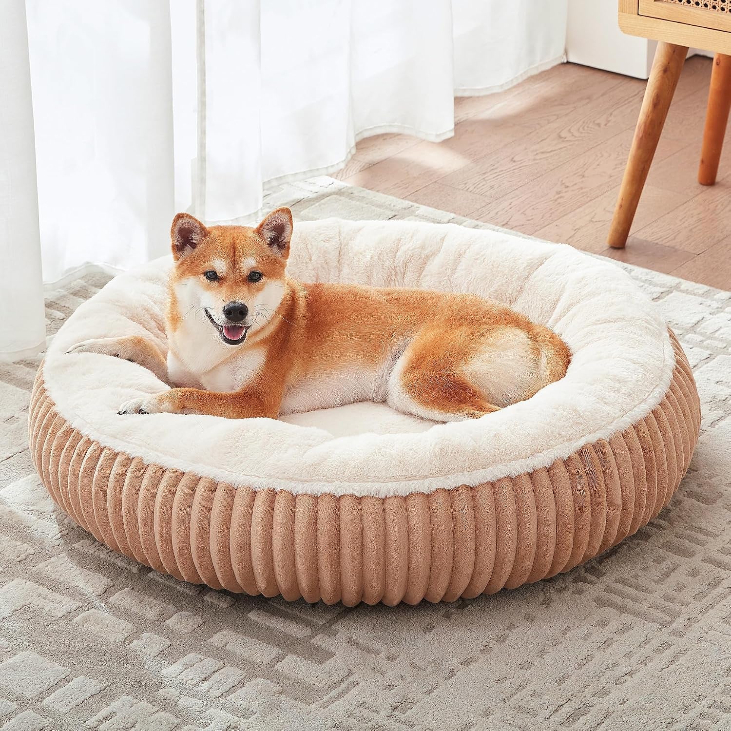 36 Inch Calming Donut Dog Bed
