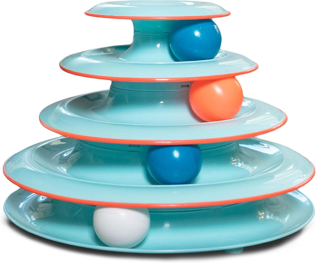 3 Tier Interactive Cat Track Toy