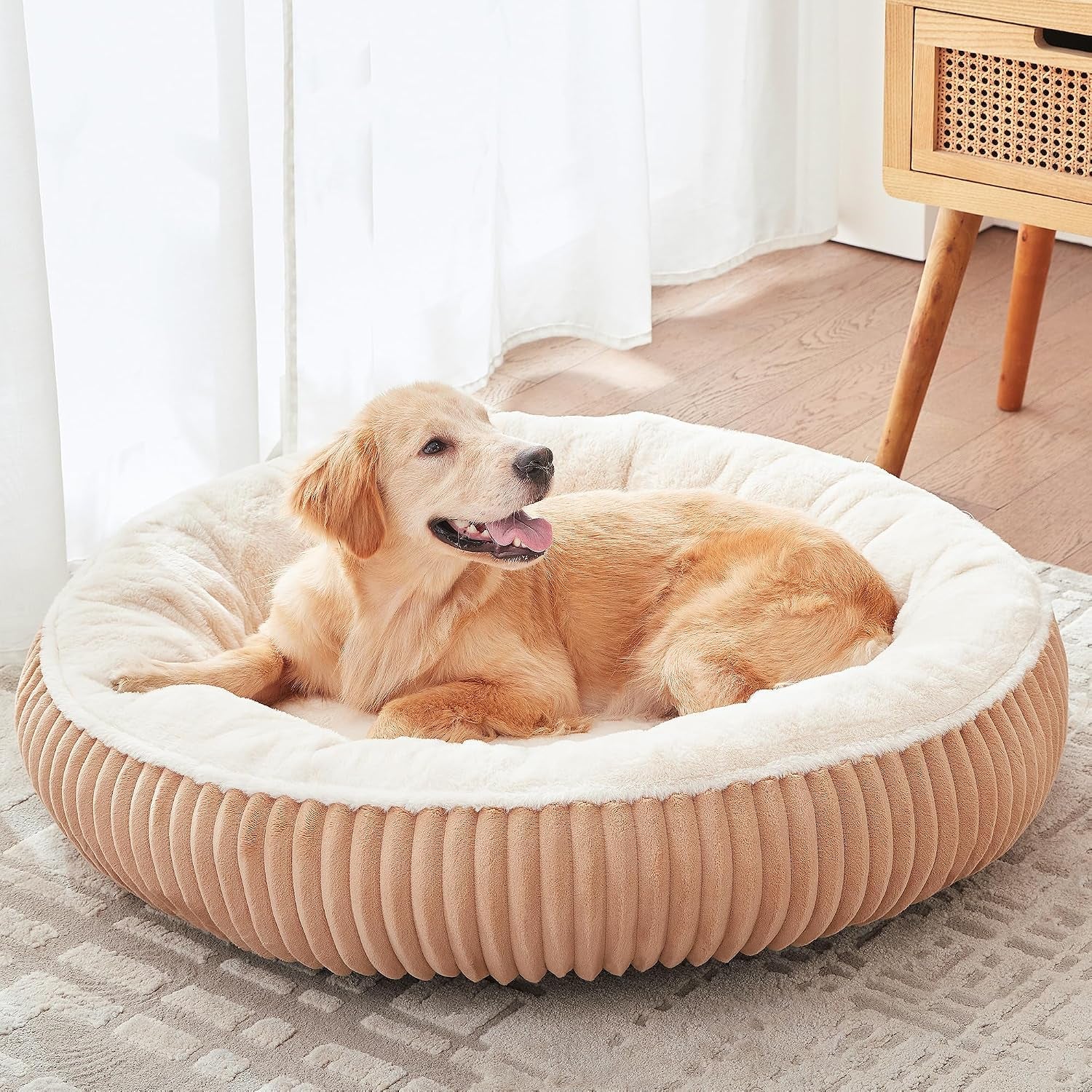 36 Inch Calming Donut Dog Bed