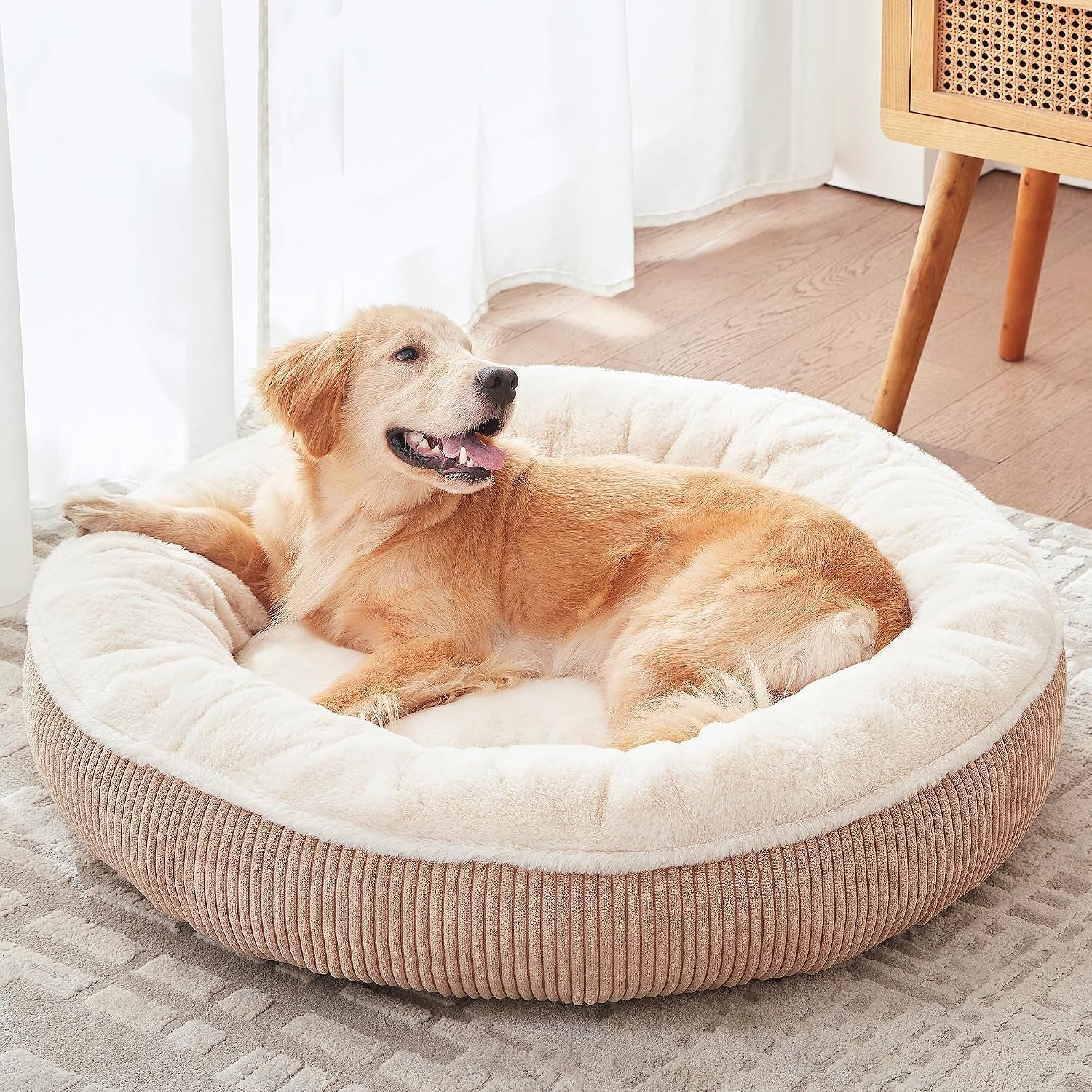 36 Inch Calming Donut Dog Bed