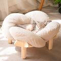 Elevated Wooden Cat Sofa Bed