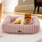 Cozy Orthopedic Corduroy Dog Bed