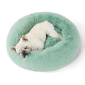 Calming Faux Fur Donut Dog Bed