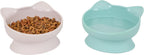 Elevated Cat Food & Water Bowls Set