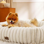 Cozy Orthopedic Corduroy Dog Bed