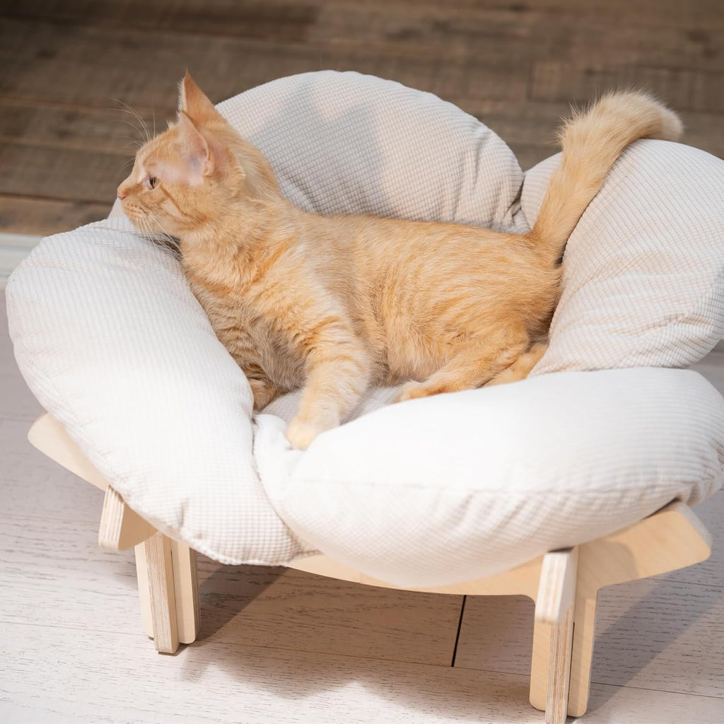 Elevated Wooden Cat Sofa Bed