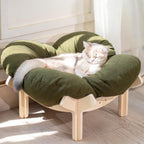 Elevated Wooden Cat Sofa Bed