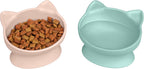 Elevated Cat Food & Water Bowls Set
