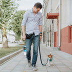 Portable Dog Water Bottle with Food Container