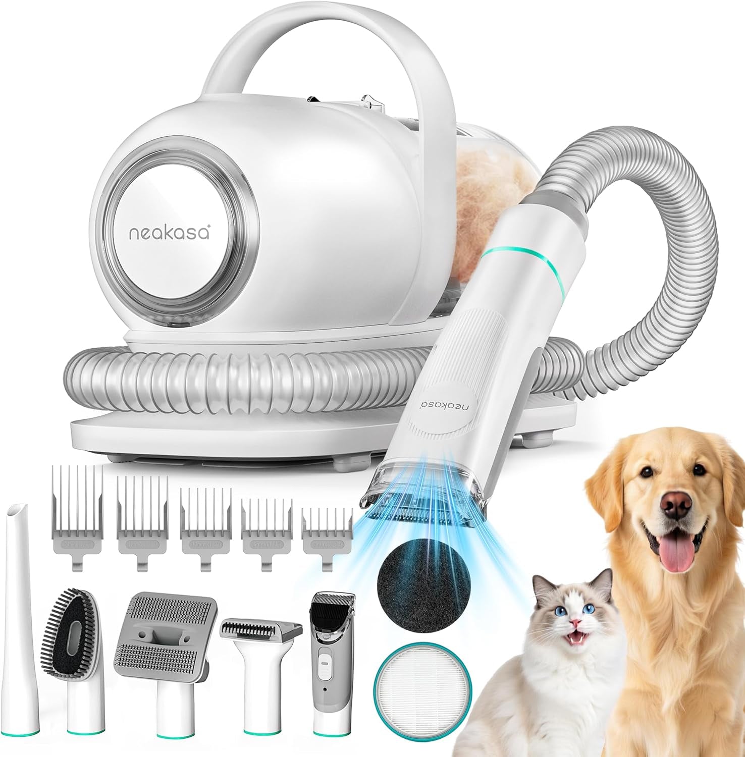 6 in 1 Pet Grooming Vacuum Kit
