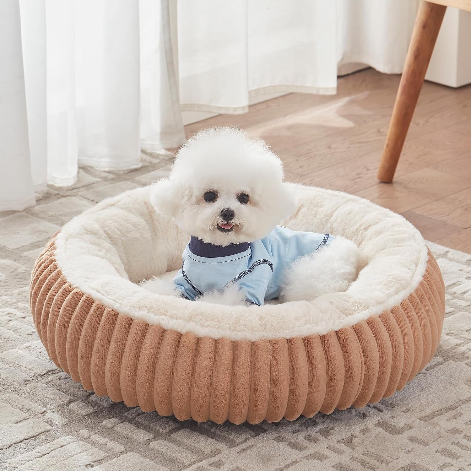 36 Inch Calming Donut Dog Bed