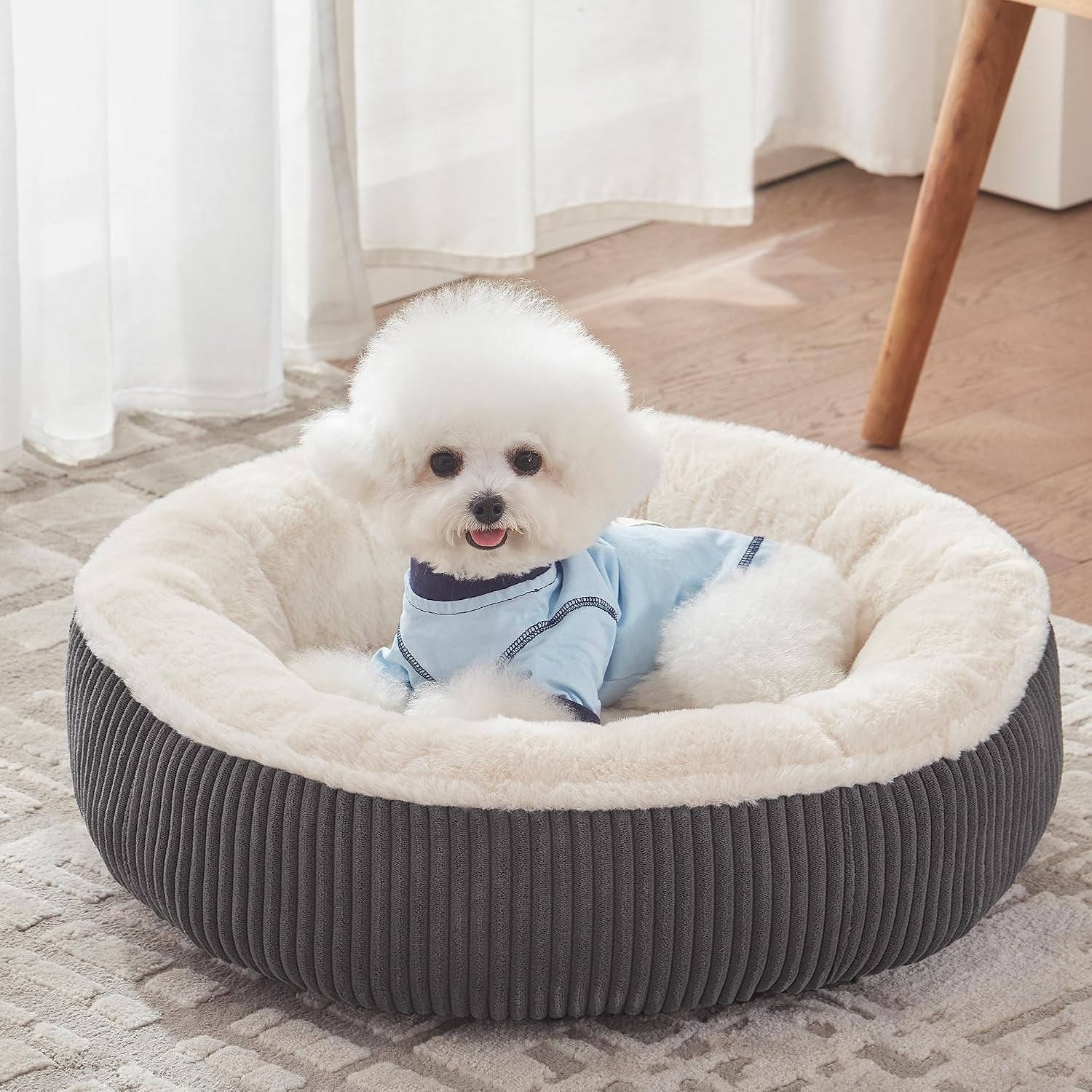 36 Inch Calming Donut Dog Bed