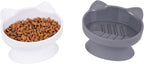 Elevated Cat Food & Water Bowls Set