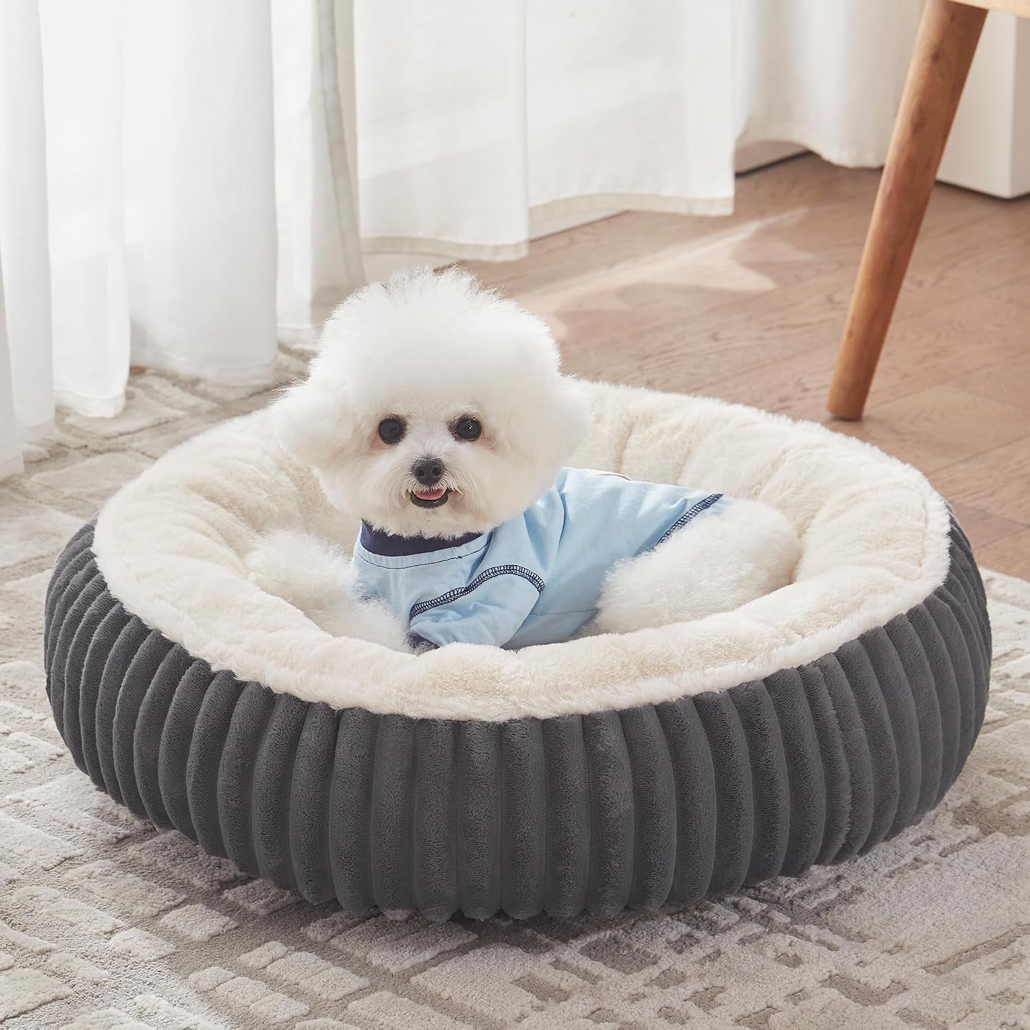 36 Inch Calming Donut Dog Bed