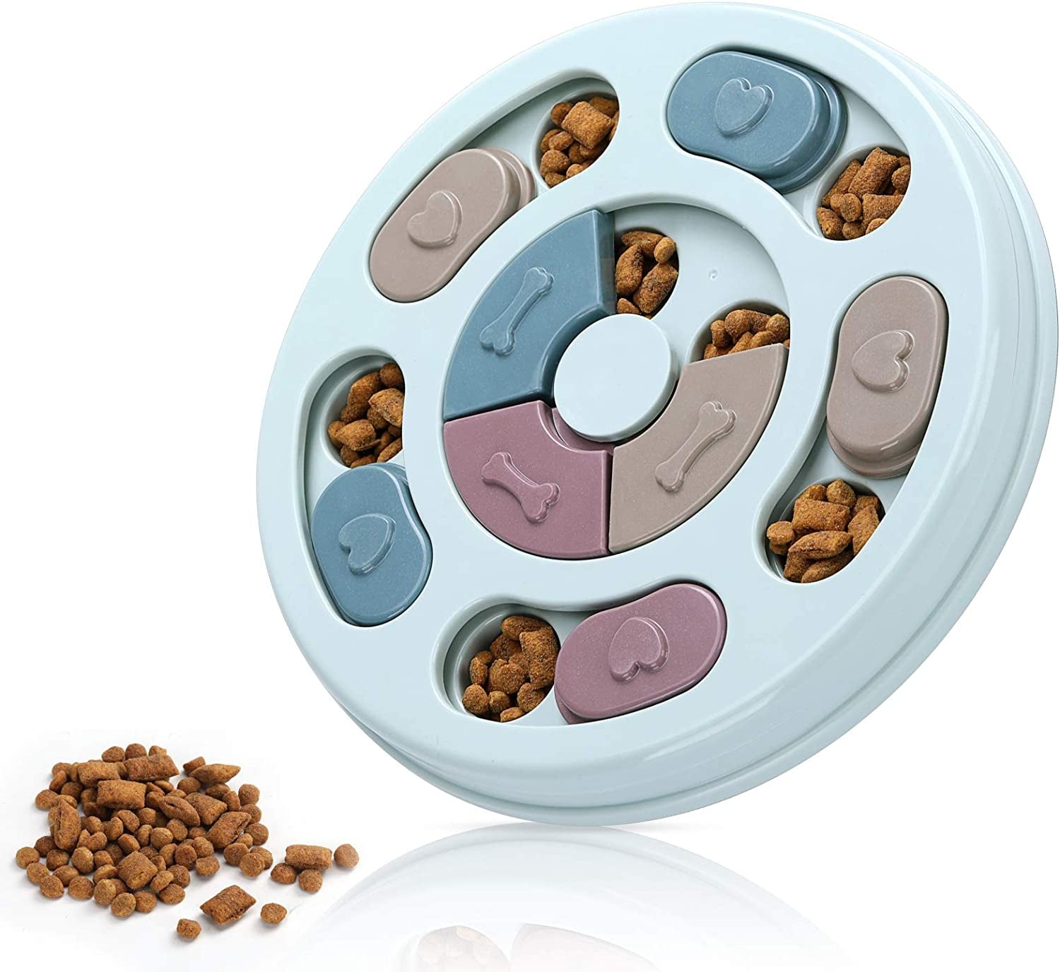 Interactive Dog Treat Puzzle Toy