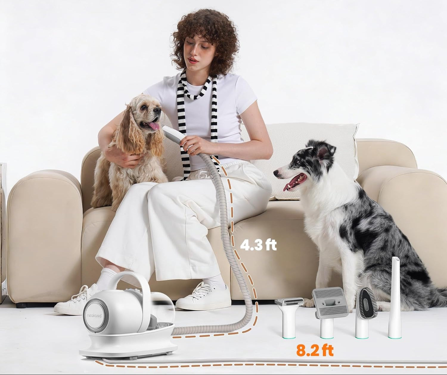6 in 1 Pet Grooming Vacuum Kit