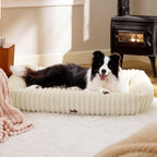 Cozy Orthopedic Corduroy Dog Bed