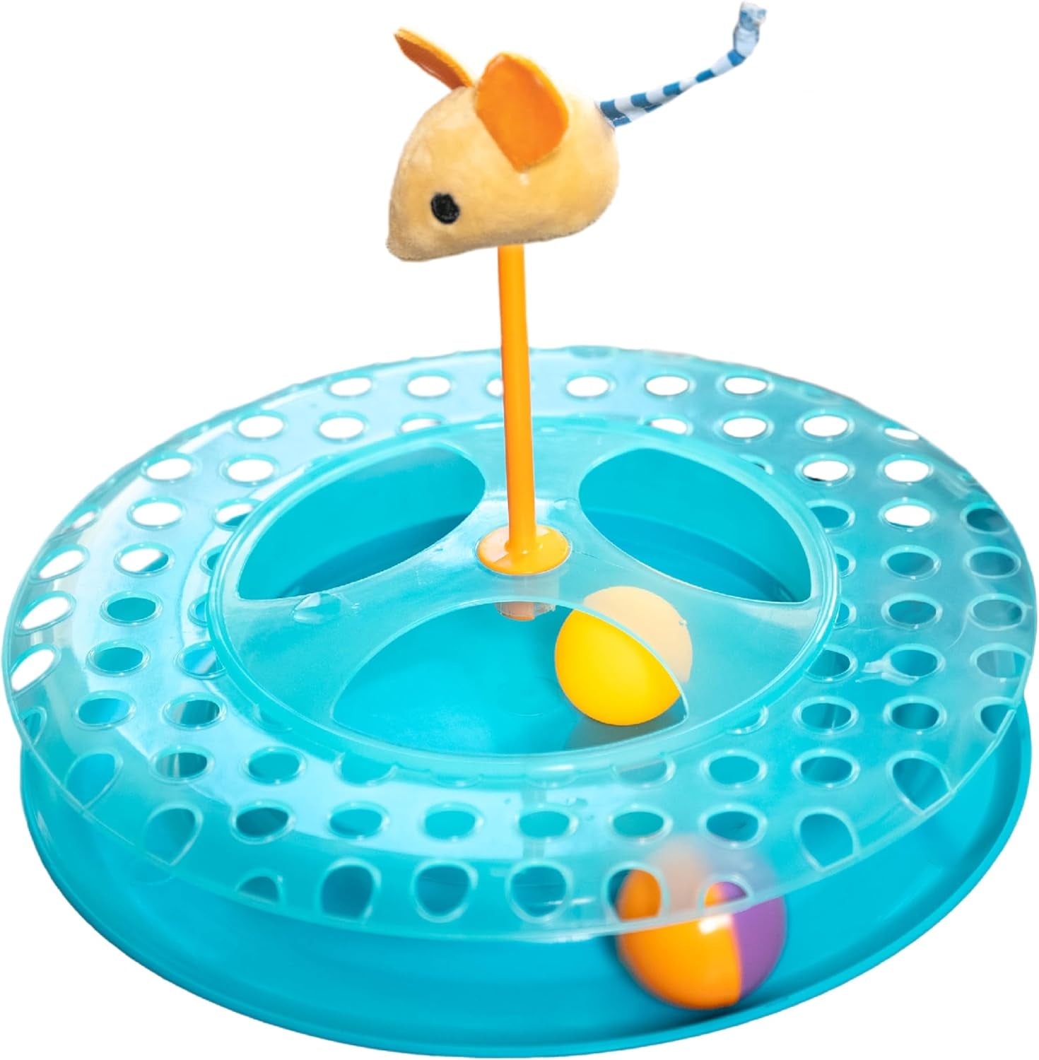 3 Tier Interactive Cat Track Toy