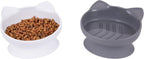 Elevated Cat Food & Water Bowls Set