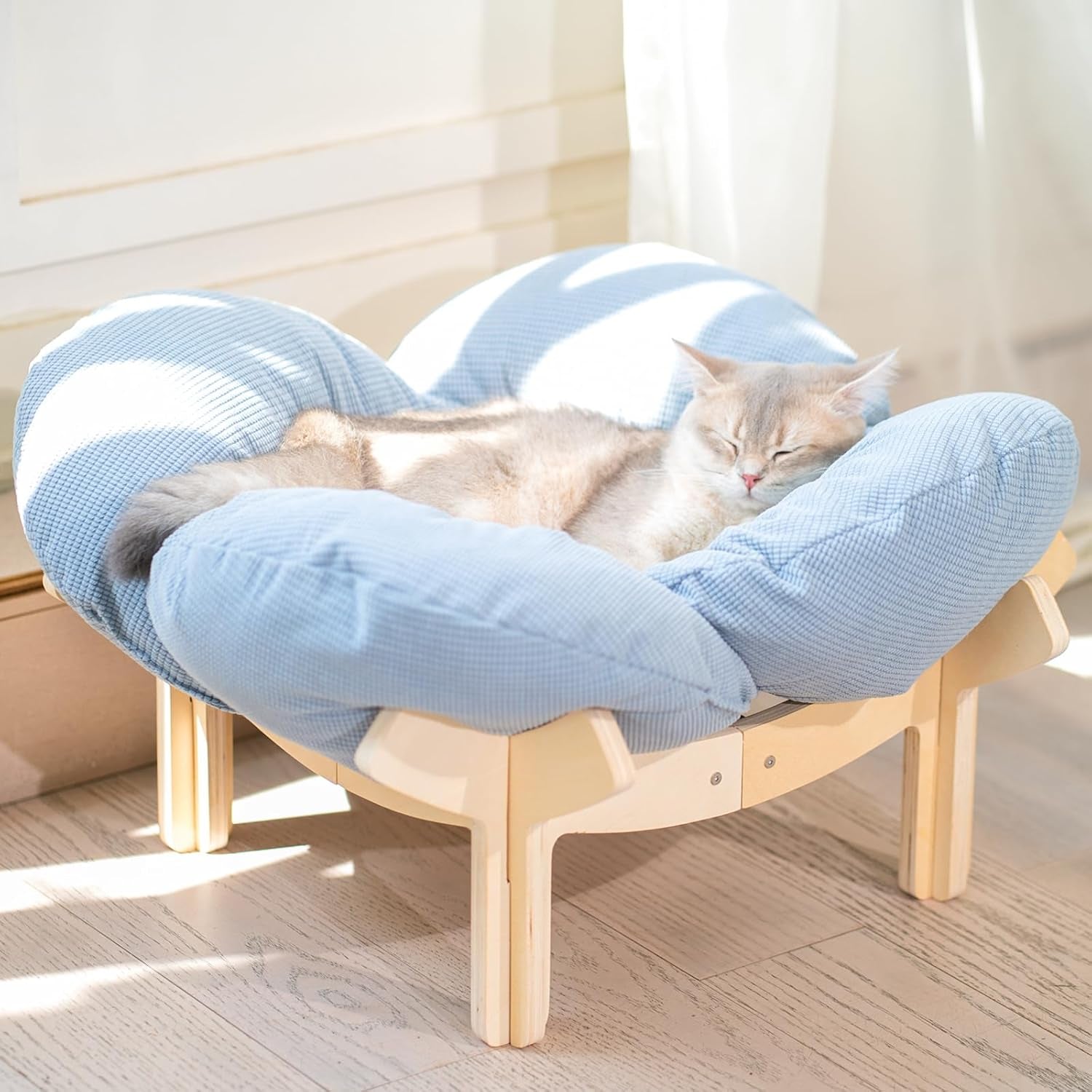 Elevated Wooden Cat Sofa Bed