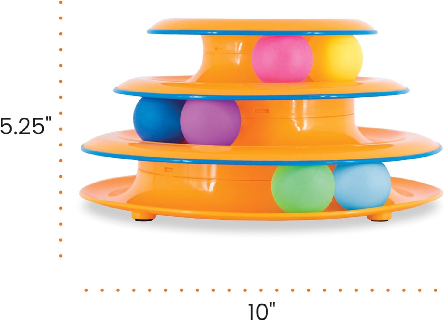 3 Tier Interactive Cat Track Toy